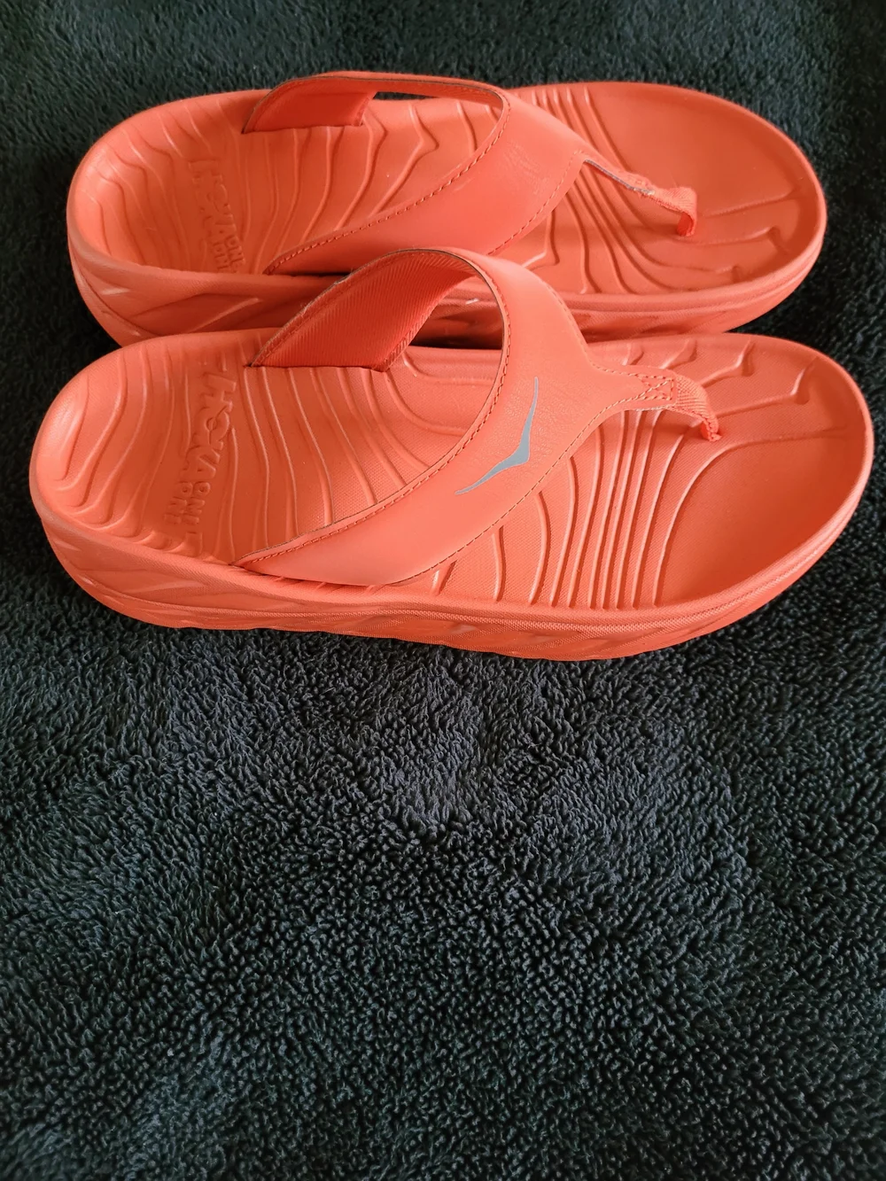 Hoka Women's Orange Slide Sandals